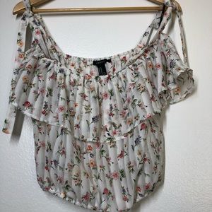 Forever 21 Floral Crop Top